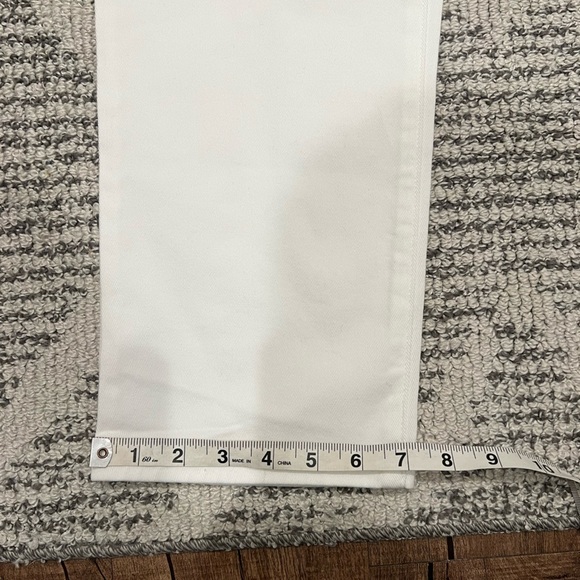 Ella Moss High Rise Slim Straight Ankle White Jeans - Picture 7 of 10